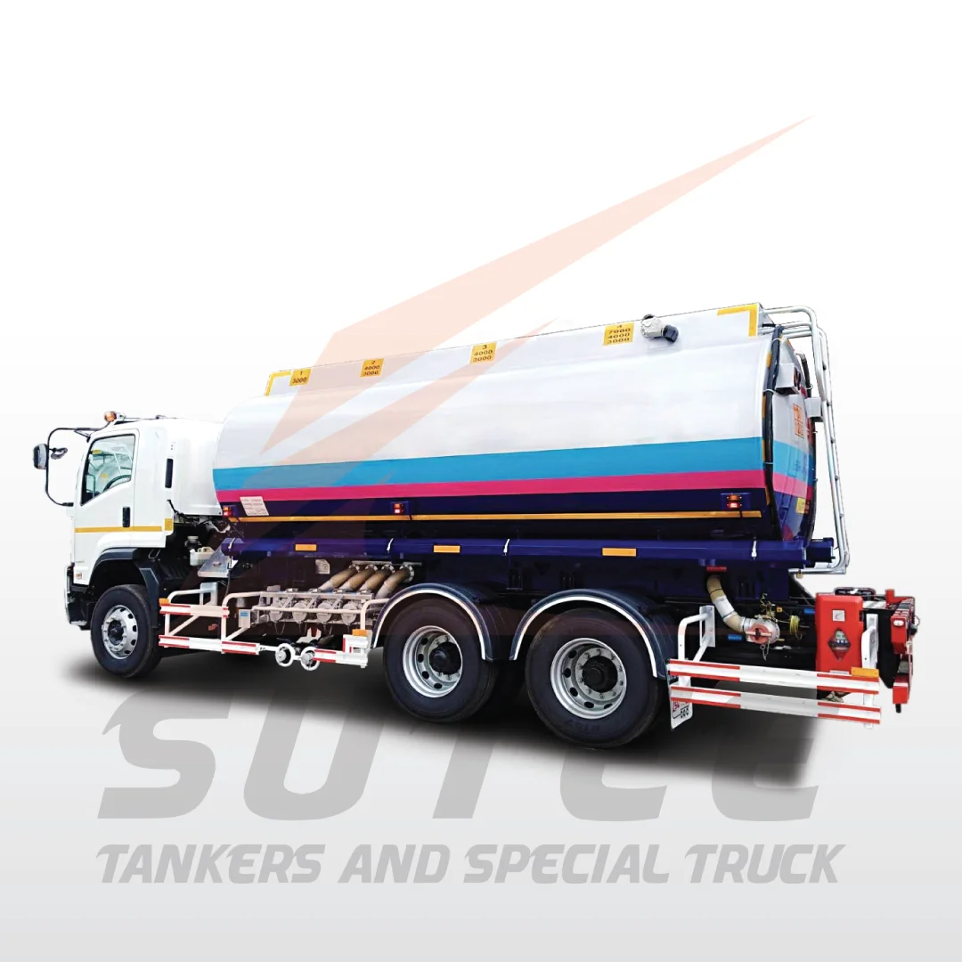 20000 L Capacity  Aluminum Petroleum Tankers 20000L 1-5 Compartments Export From Thailand