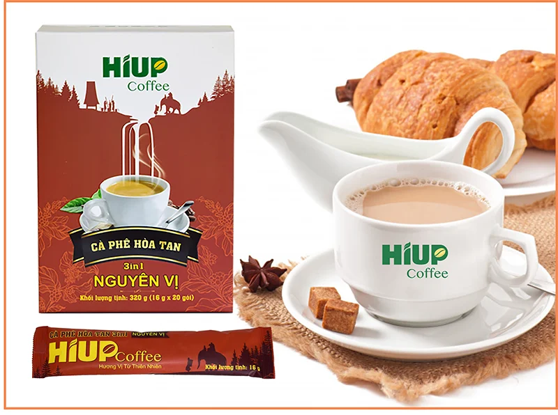 Hiup Coffee 3in1 Instant Coffee Mix  From VietNam Fresh Coffee Approved HALAL,KOSHER,HACCP,ISO...