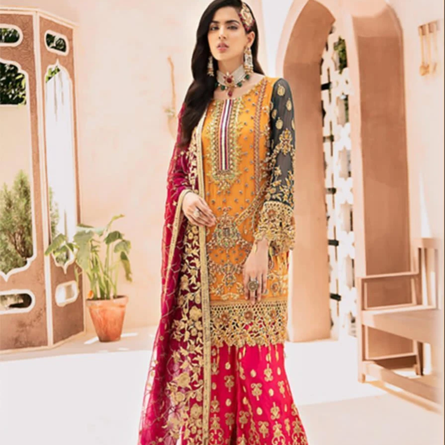 Fashion Designer Indian Pakistani Lawn/Linen/Cotton Georgette 3 Piece Suits Available on Wholesale Price.