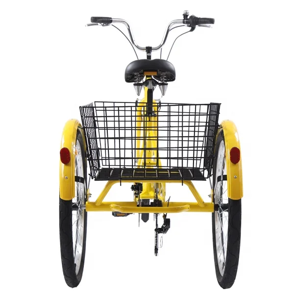 
2020 24 inch 7 speed adult mountain tricycle / trike / three wheel cargo cheap tricycle bike for sale 