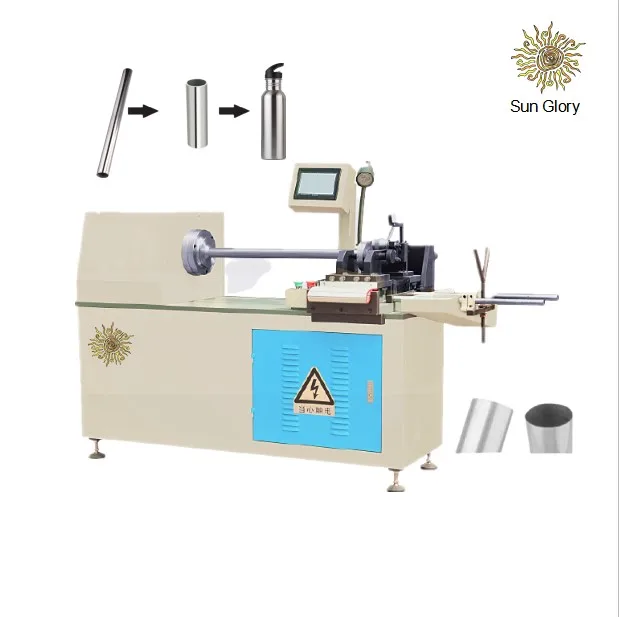 Вакуумная бутылка Sun Glory машина для резки труб из нержавеющей стали с ЧПУ изготовления термосов