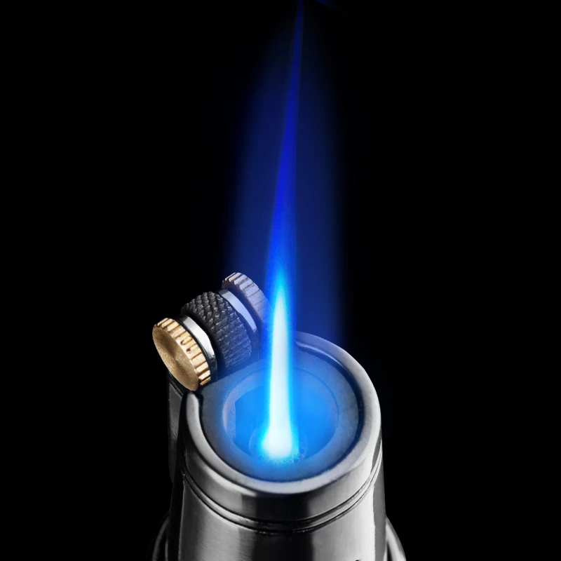 JOBON Jet синее пламя Бутановая газовая сигарета кремневая Зажигалка mecheros briquet Beig Пользовательский логотип