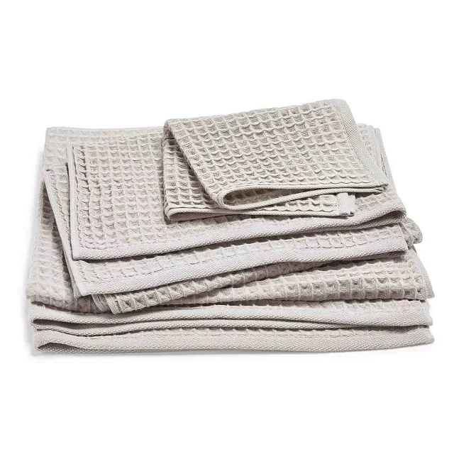 Hand Printed Flour Sack Dish Cloth 100% Cotton Fabric Washable Reusable Multipurpose Kitchen Towel Dish Towel Face Towels