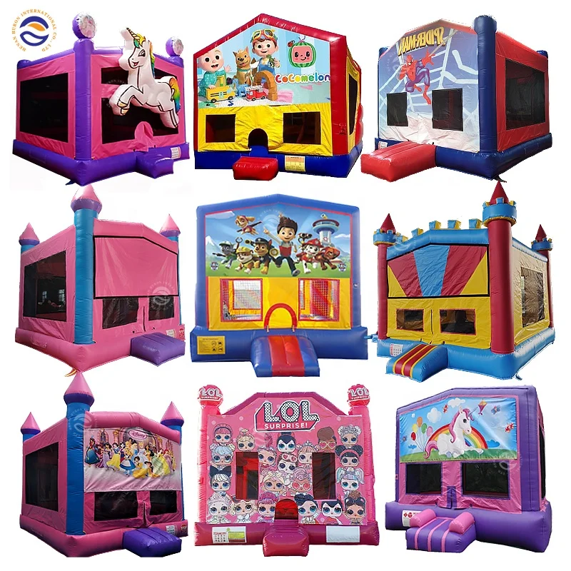 Коммерческий батут Moonwalk Moon, прыгающий батут для взрослых и детей, надувные баннеры, батут, замок, прыгающий домик с воздуходувкой