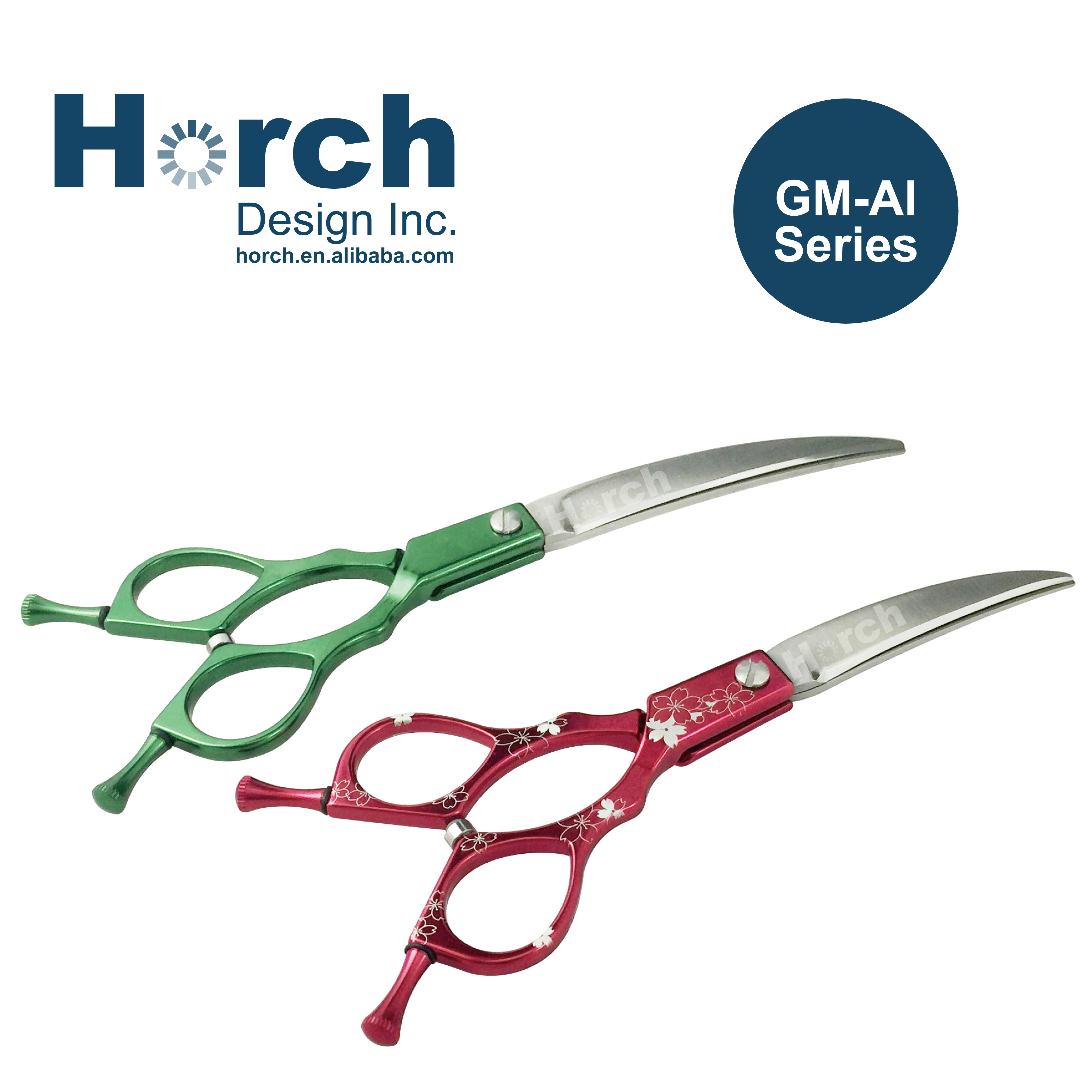 
6 Inch Pet Grooming Aluminum Curved Scissors 