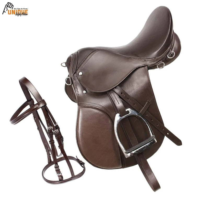 Седло для лошади из воловьей кожи в наличии