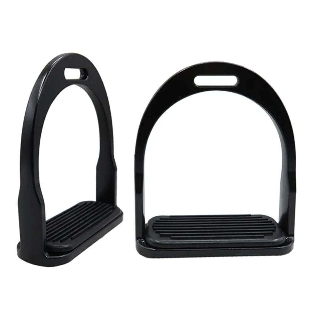 Stirrup With Rubber Pad Horsing Equestrian Lightweight Aluminum Saddle Accessories Horse Riding Equipment Wholesale