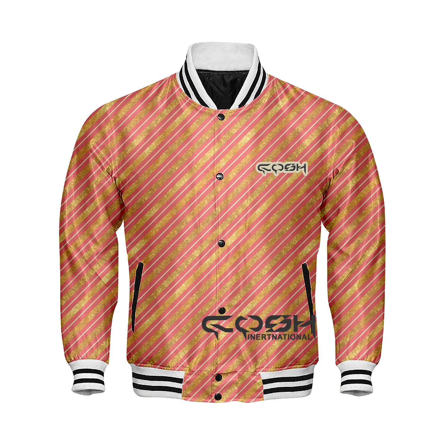 Highquality Sublimation Printed Baseball Jacket Sports And team Wear Windproof Letterman Pullover Jacket Vendor From Pakistan