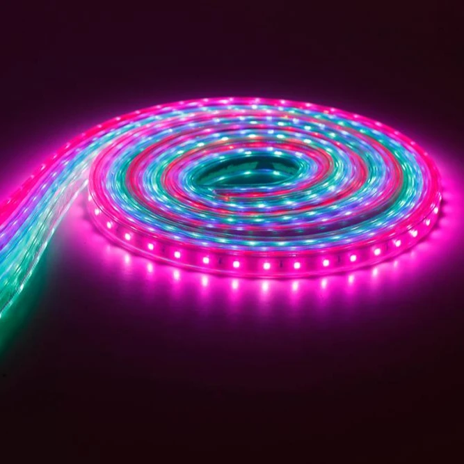 
Led light strip DC12v outdoor waterproof 110V 220V smd 5050 3528 RGB led tape strip light IP68 flexible full color 
