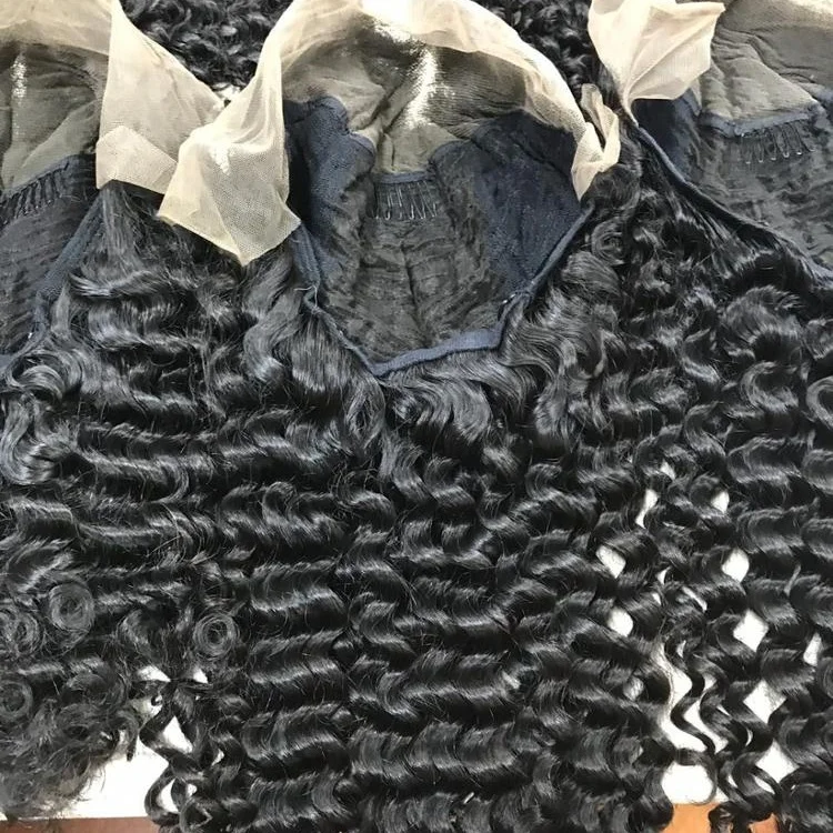 
Unprocessed Virgin Hair 9A Grade Brazilian Hair Lace Front Wig 