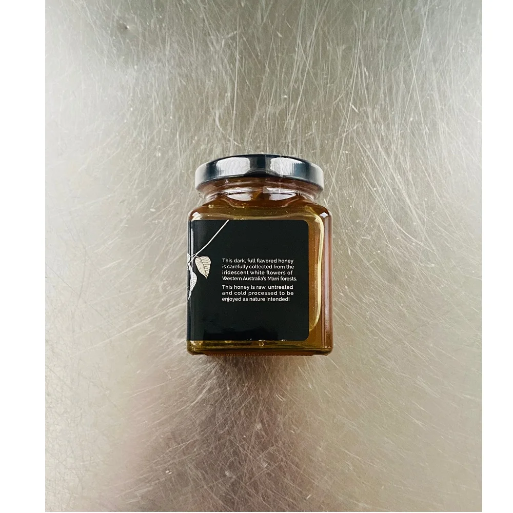 Natural 260g TA35+ Marri Organic Mono-Floral Honey With 3 years+ Shelf Life In Mason Jar Packaging From Australia