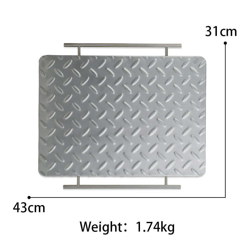 
Outdoor Camping Case Stainless Multi Tabletop Glamping Snowpeak Tent Japanese Stacking Shelf Container Metal Box With Handle 