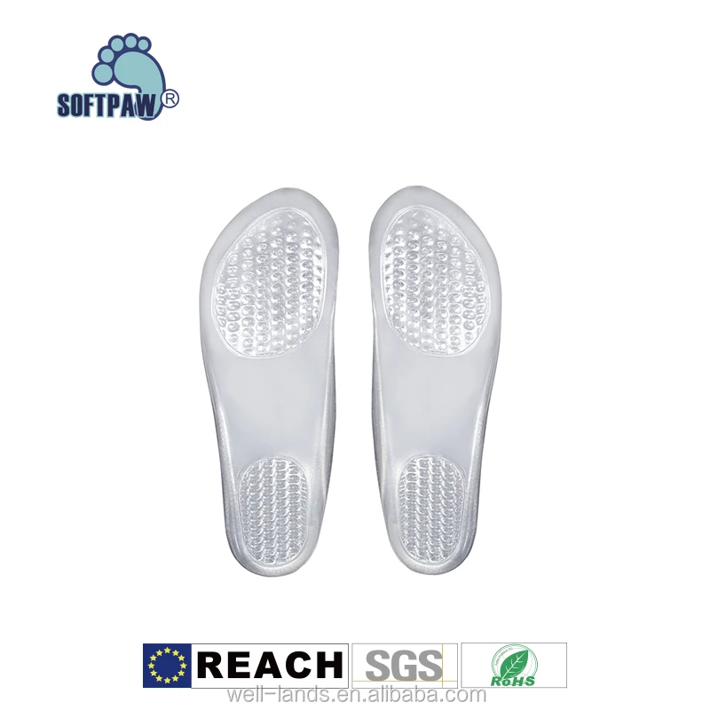 
Silicone Gel self-adhesive shoes insoles insole, absorbs pressure and pain 