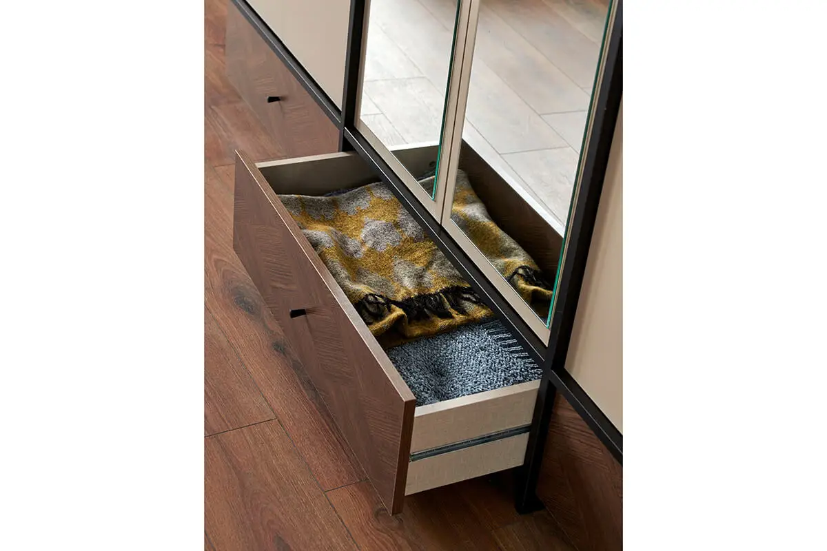 Bed with Storage Bedroom Set Chest of Drawer Wardrobe Night Stand Modern istanbul style home living furniture (iDER Sorrento)