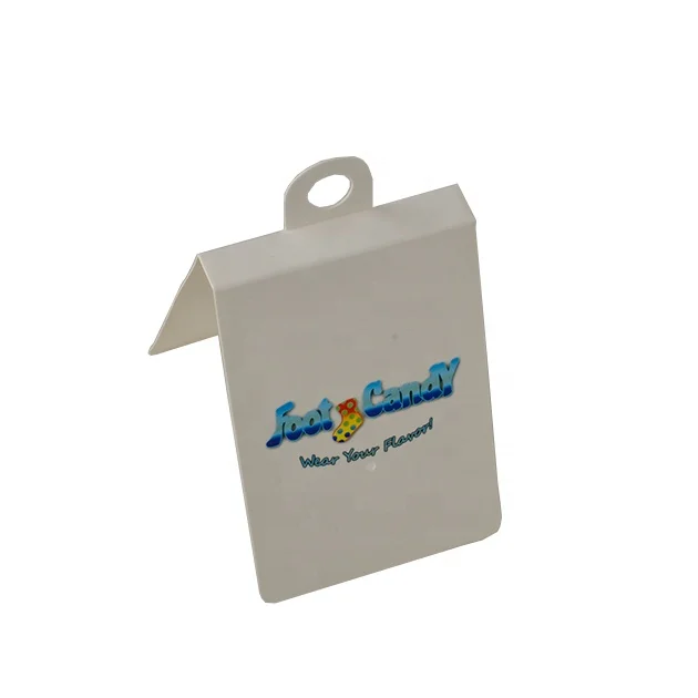 
Manufactory wholesale fold over hang tags custom cheap sock hang tag retail tags hang 