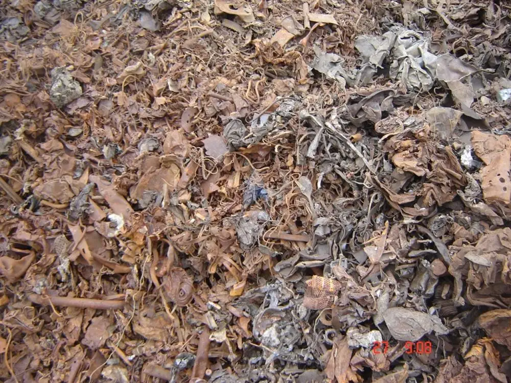 INCINERATED SHREDDED SCRAP E46