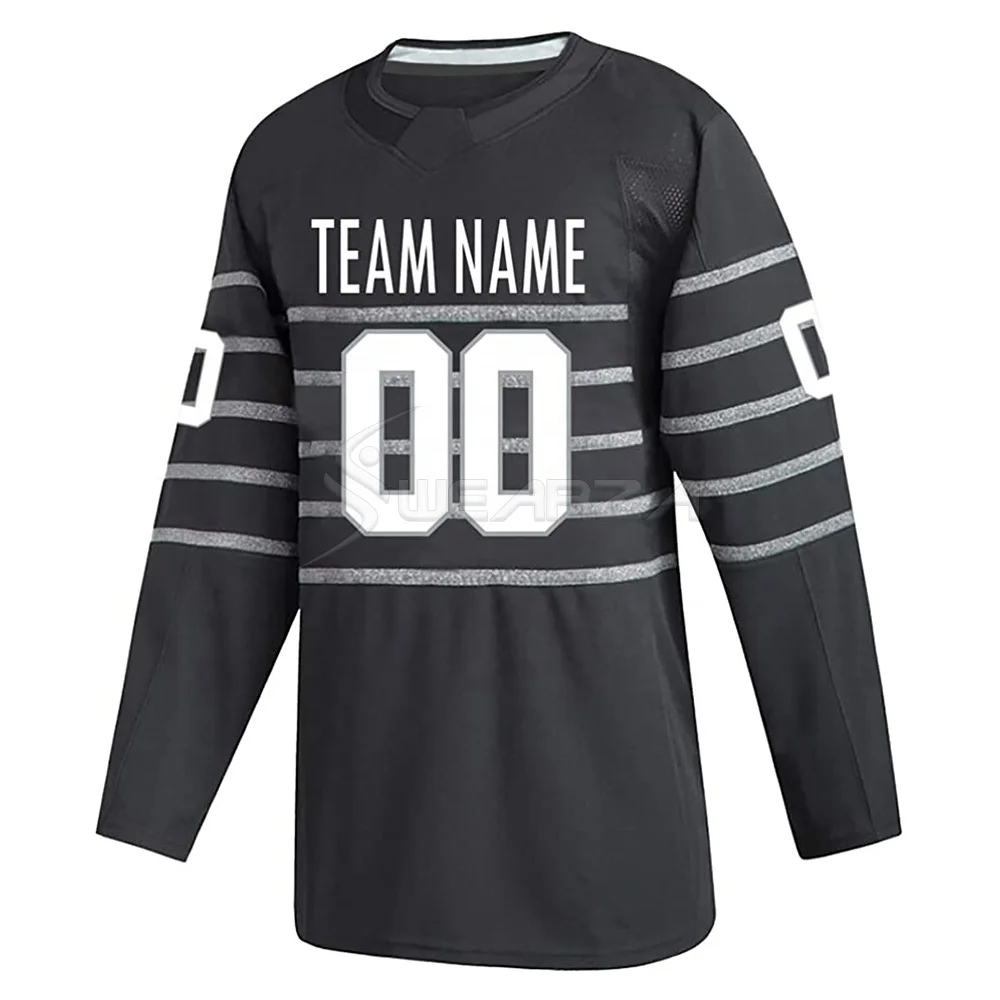 Custom Sublimation Hockey Wear Team Ice Hockey Jersey With Laces Superior Quality Ice Hockey Attire For Teams Seeking Durability