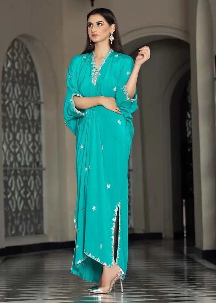 Women Dress Dubai Muslim Kaftans Latest Designs Woman Cheap Caftan Moroccan India Long Dresses African Tie Dye Kaftan