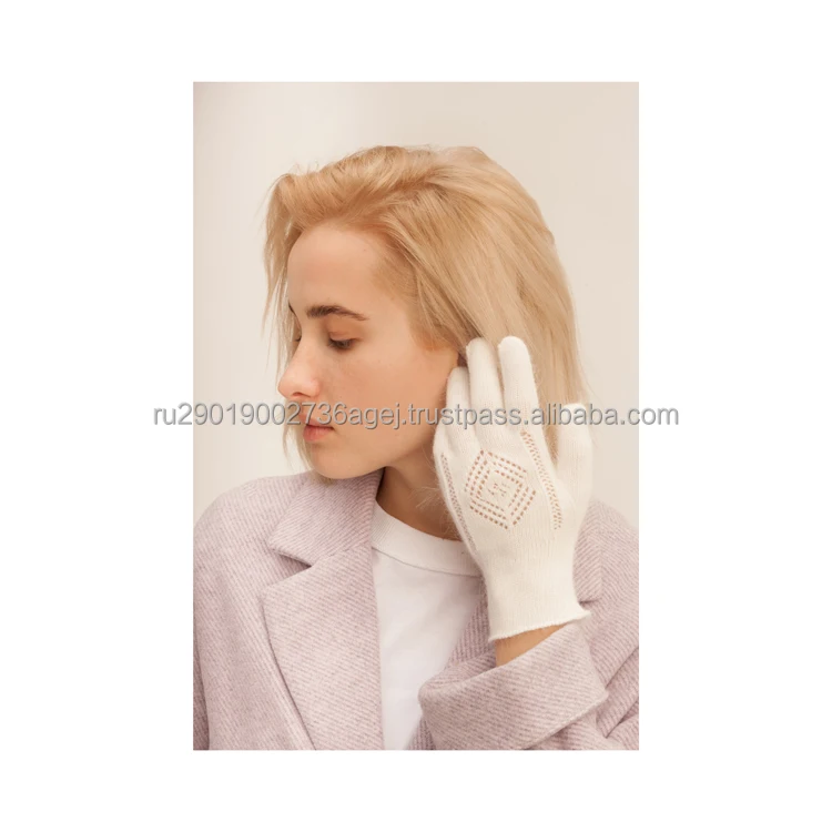 Качественные женские вязаные перчатки для холодного сезона Ручная работа в традиционном стиле от производителя женская вязаная одежда