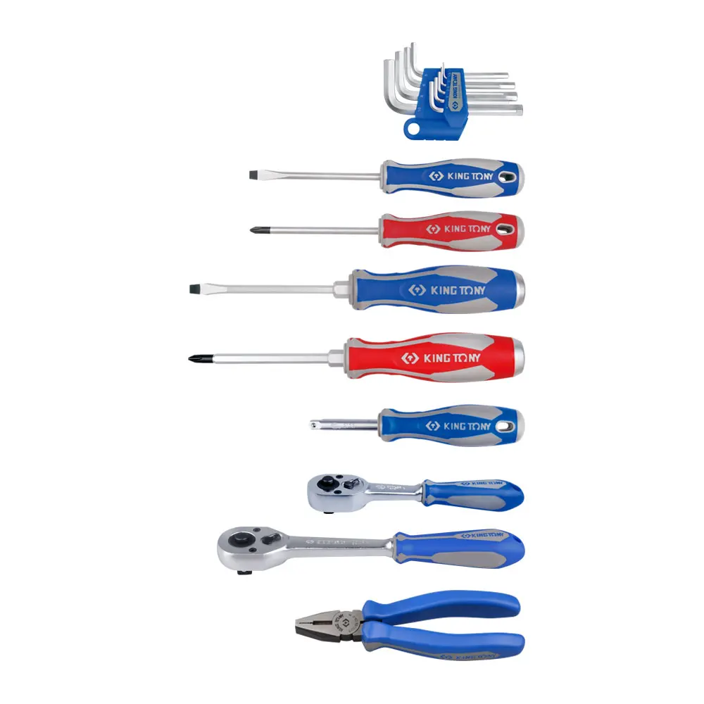 KING TONY 143 PCS 1/4+3/8+1/2 DR. Mechanical Tool Set Vehicle Tools 9543MR