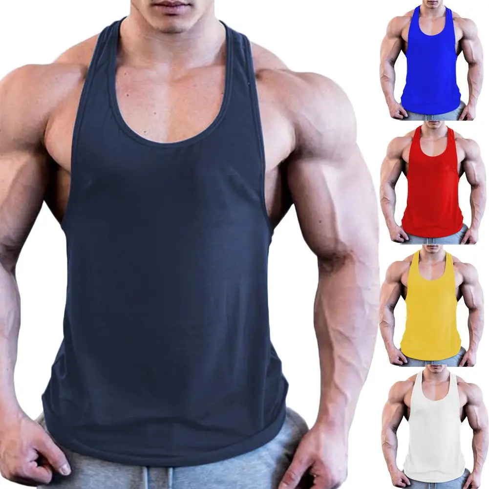 Custom Color Wholesale Price Fitness Gym Singlets sports tank top singlets Weightlifting wear singlet for men