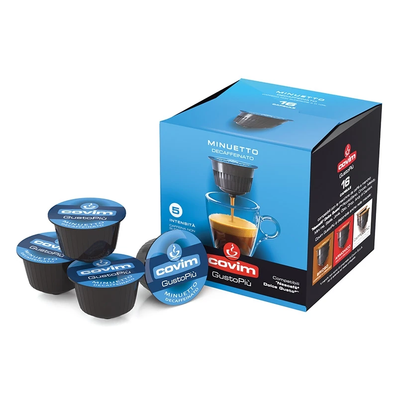 
Premium Quality | Coffee Capsules Dolce Gusto Compatible Minuetto Decaffeinated 64 capsules | Ready for export 