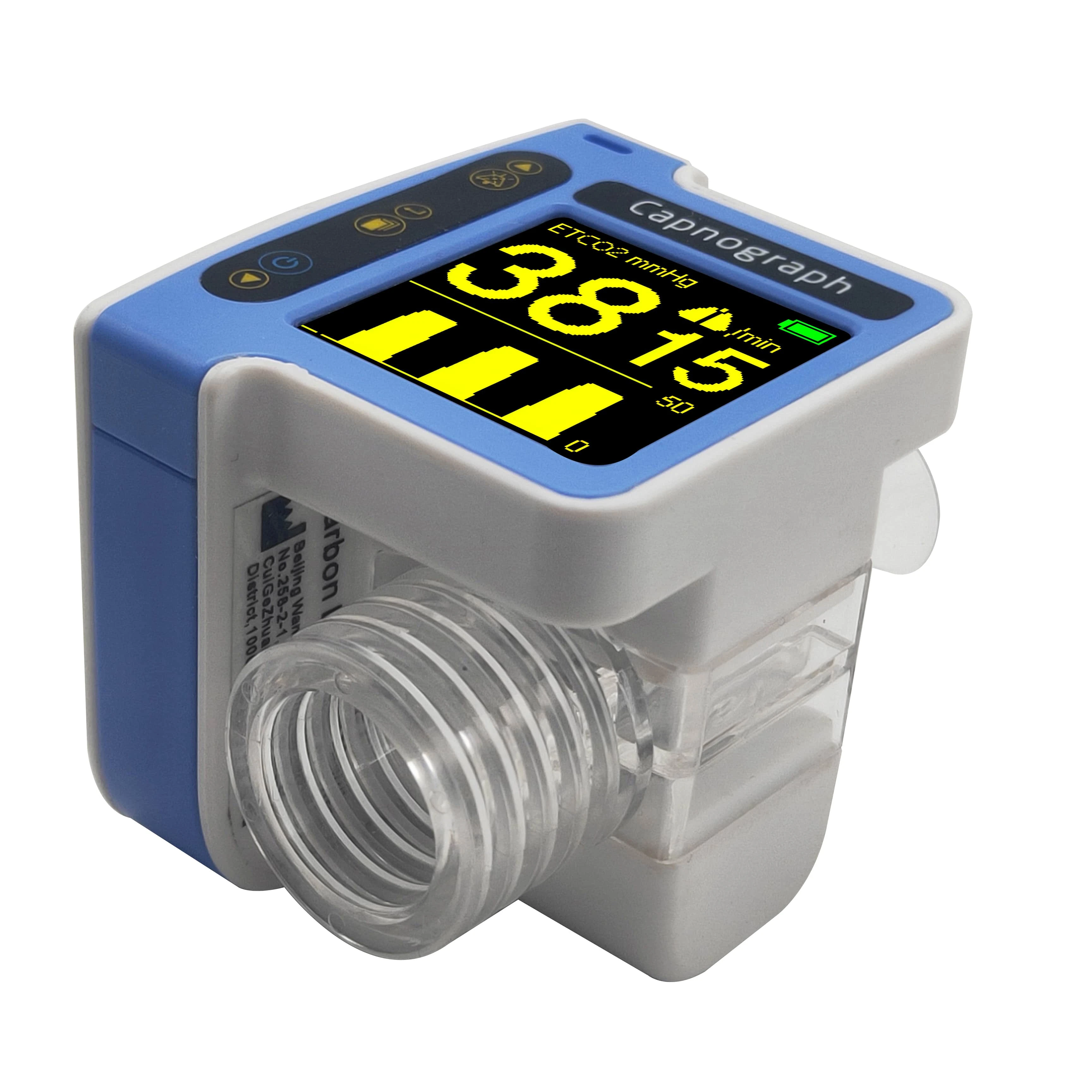 portable fast response handheld monitoring capnography with CE certificate