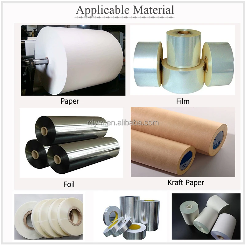 China supply  High quality adhesive label slitter rewinder machine