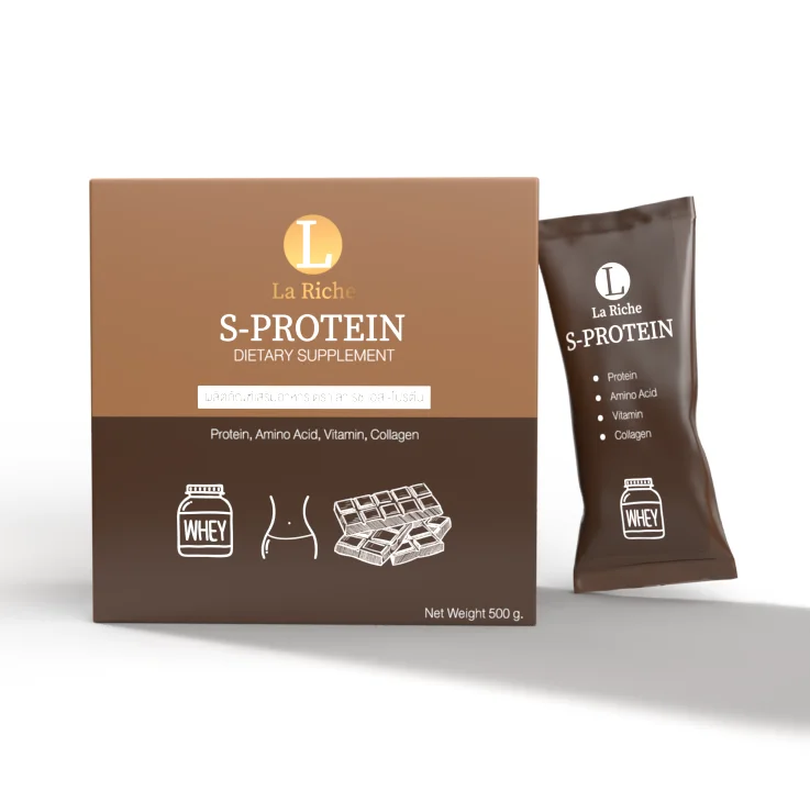 Powder Whey Protein 100% Standard For Outdoor Fitness Whey Protein Diet Meal Replacement in 12 Pack from Thailand