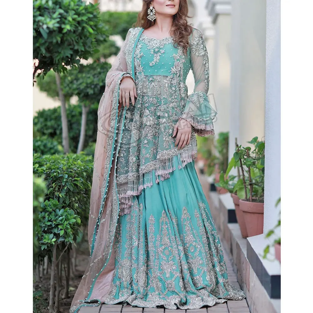 New Arrival Indian Pakistani Wedding Bridal Salwar Suit For Women Bridal Suit Dresses