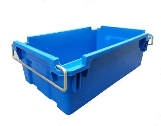 
Industrial Packaging Good Material Plastic Crates With Handles 