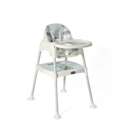 Amazing Design High Chair with Table and Chair Baby Furniture Feeding Cahir 3 in 1 Customized Multifunctional Feeding Chair