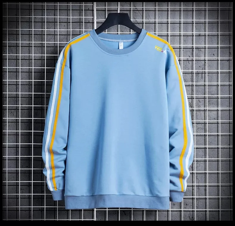 Long Sleeve T-Shirt Cotton Black Stripped T-Shirt