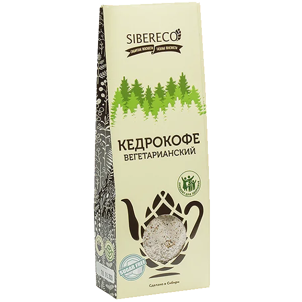 
 Кедровый орех кофе «вегетарианский» 250 г кедровый орех порошок растворимого кофе натуральные ингредиенты  