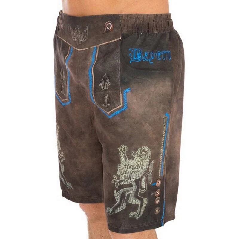 High Quality Fashion New Style lederhosen leather bavarian shorts