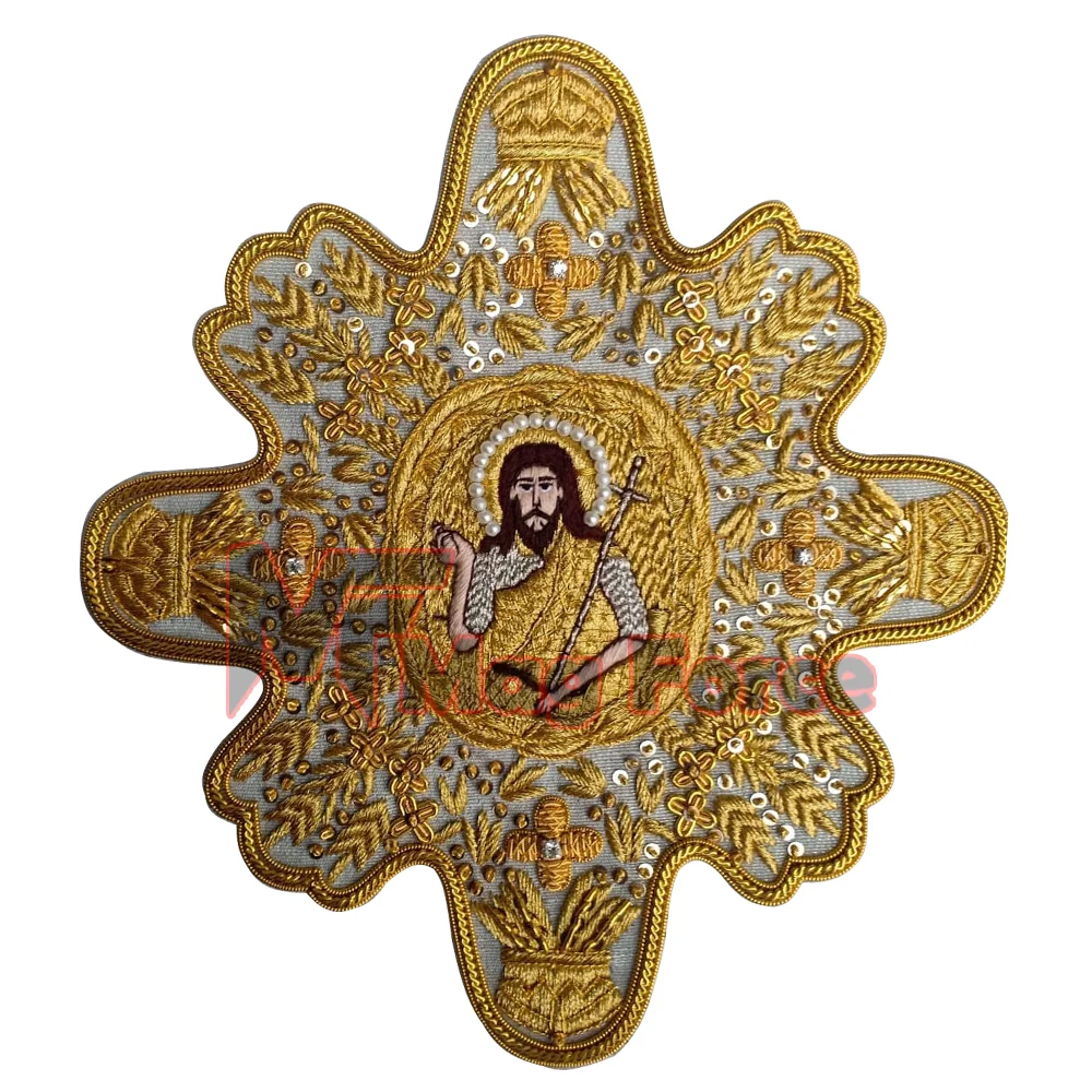 
Handmade High Quality Embroidered Cross / Priest Christian Holy Cross 