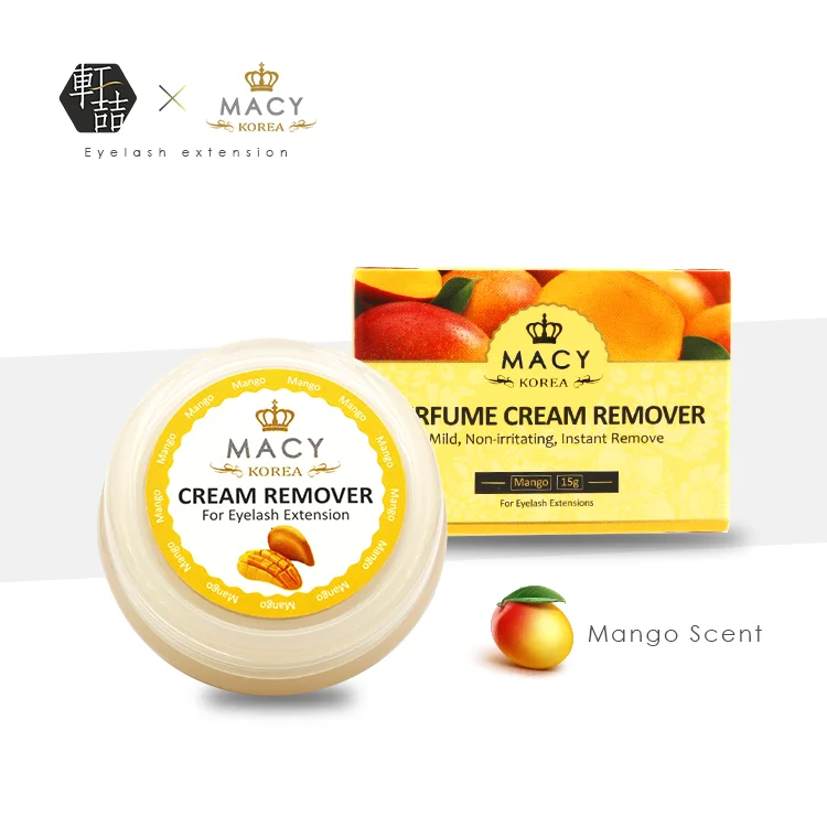 Wholesale Price Best Selling Korea Eyelash Extensions Perfume Cream Remover Mango