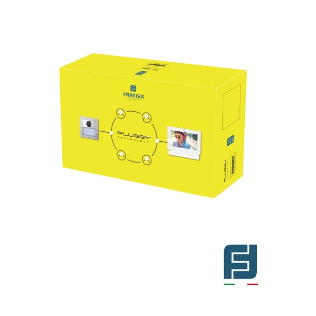 Система входной двери Farfisa, 1 СЕПГ в комплекте, 1 канал, до 4 пользователей, 2 провода