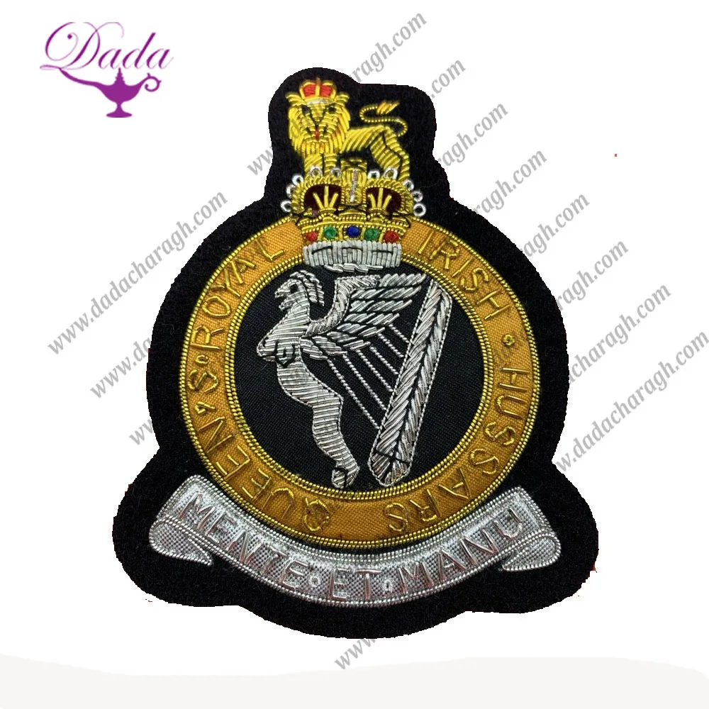 Оптовые поставщики значок для блейзера от Queen Own Highlanders проволочный из слитка 10 5 см x