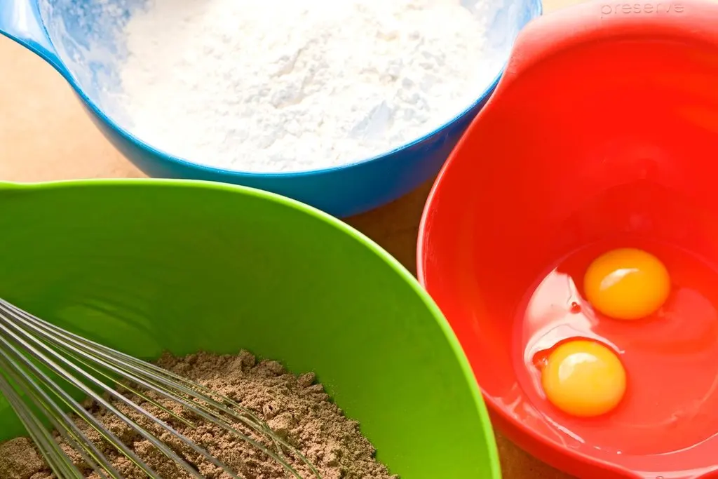 Preserve Mixing Bowls Set Green and Yellow