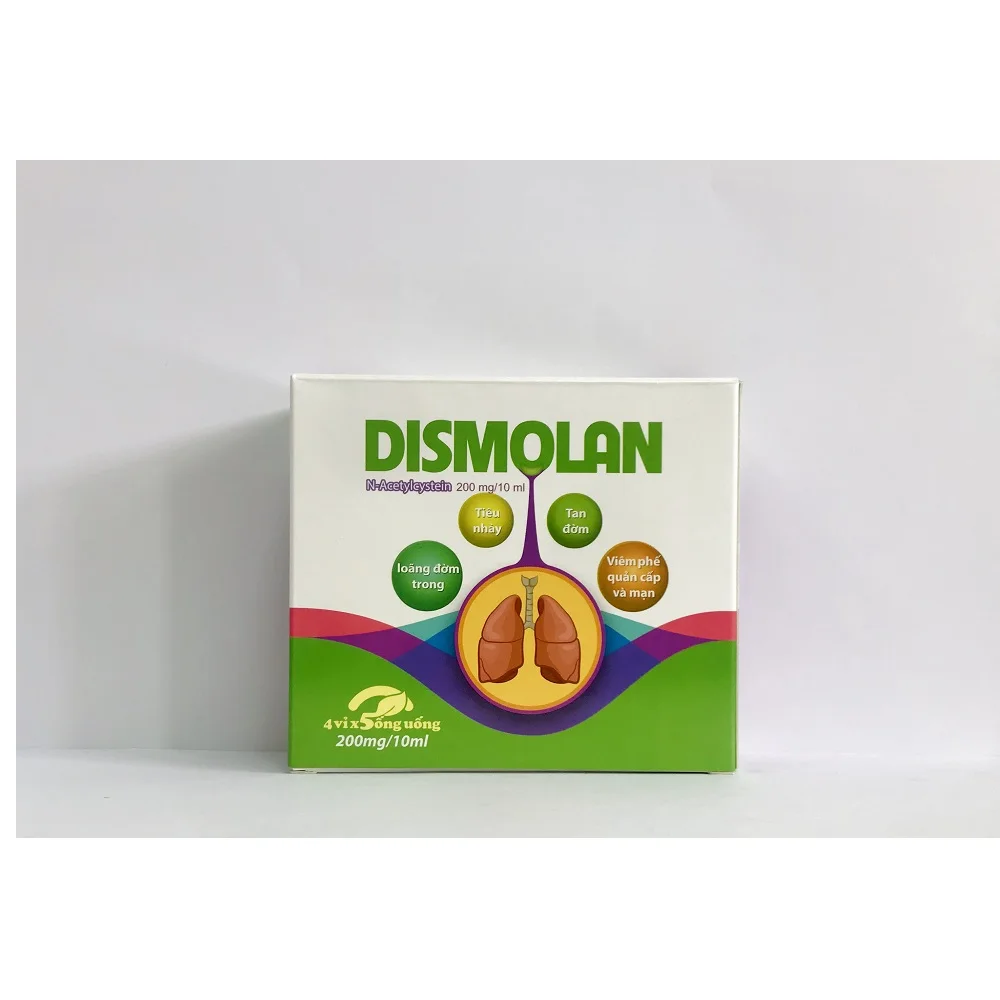 
Oral Solution High Quality Breakup Tough Mucus Cleaning Tracheostomy for Adults and Kids N-Acetyl Cysteine Dismolan 