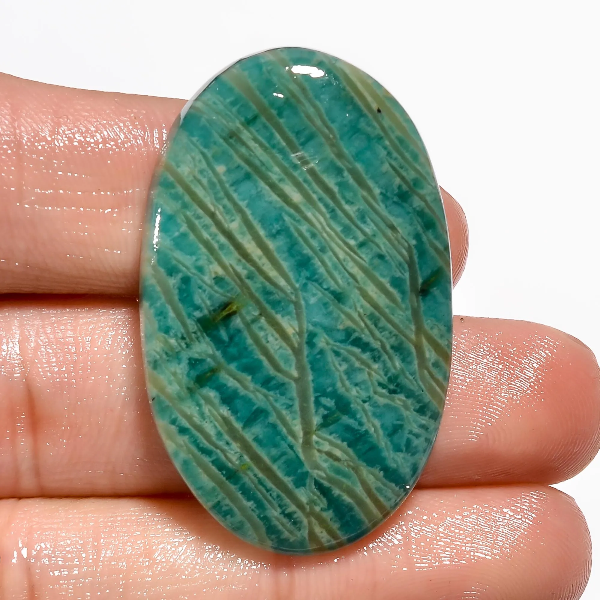 wholesale price Natural round shape Loose Gemstone Multi Amazonite cabochon
