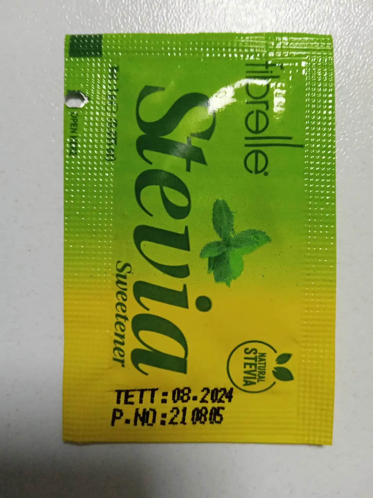 Brand-new Sweetener -Fibrelle Sachet with Stevia & Sucralose Wholesale Product Low Glisemic Indice 1 gr 50 pcs