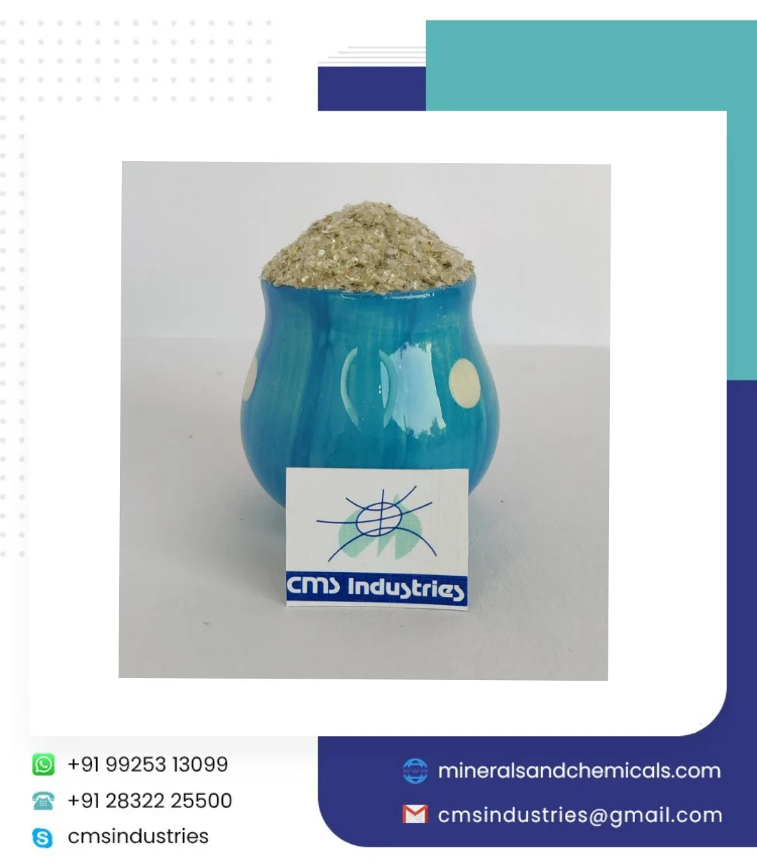 Hot Selling Non-Toxic Higher Whiteness Mica Chips Powder for Paints