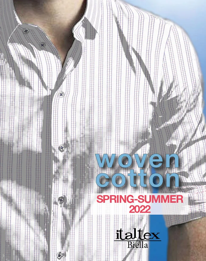 Тканый хлопок Весна/Лето 2022-электронная книга из ткани и цвета для города модных мужских