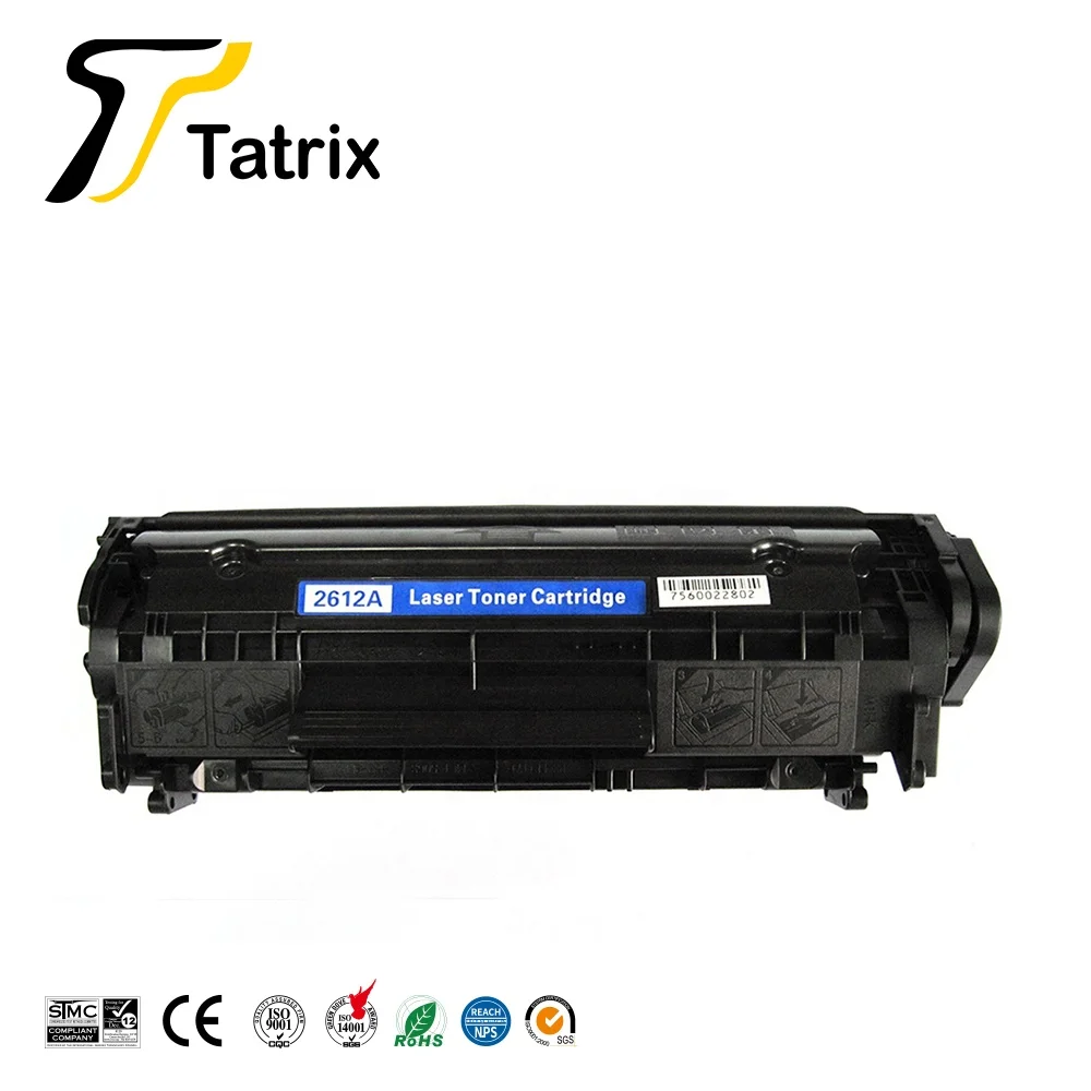  Tatrix 2612A высококачественный Совместимый лазерный Черный тонер-картридж 12 a 2612 Q2612A для принтера HP LaserJet 1010