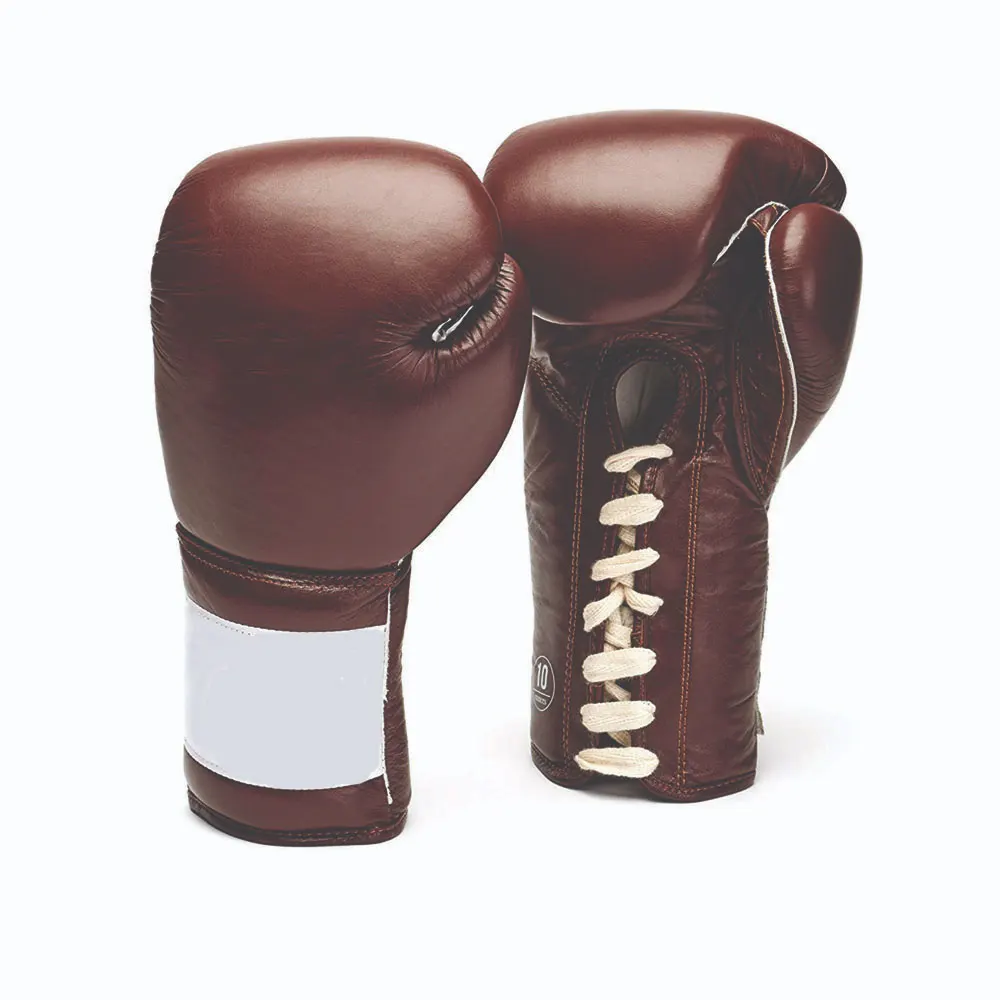 Pro Boxing Gloves Best Selling Mix Fight Leather with Laces Custom Color 8oz 10oz 12oz 14oz 16oz Wholesale Personalized OEM