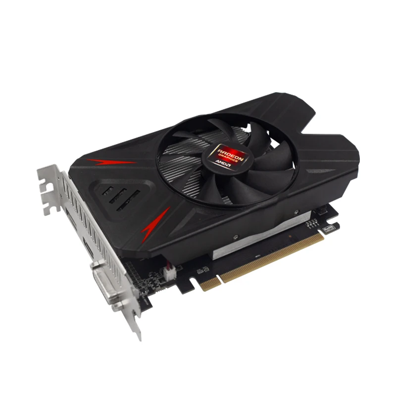 Видеокарта AMD Radeon RX 550 2G 4G GDDR5 видеокарта графический процессор GPU RX550 карты 2 ГБ 4