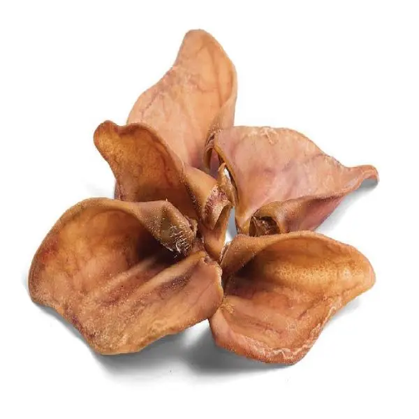 
Quality dog food dental snack real pig ears dried 