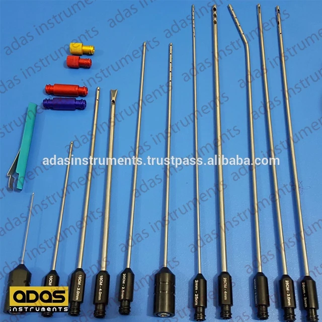 Luer Lock Liposuction cannula set